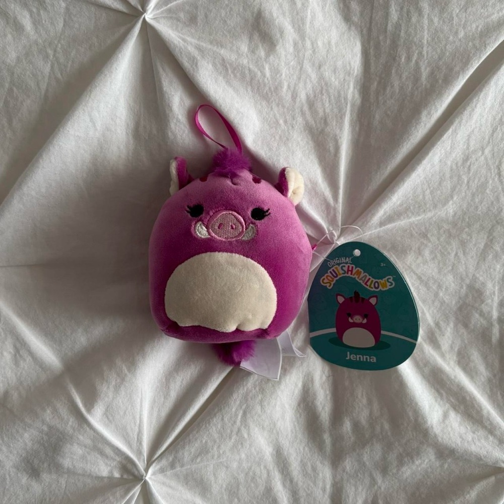 squishmallows jenna the warthog ornament